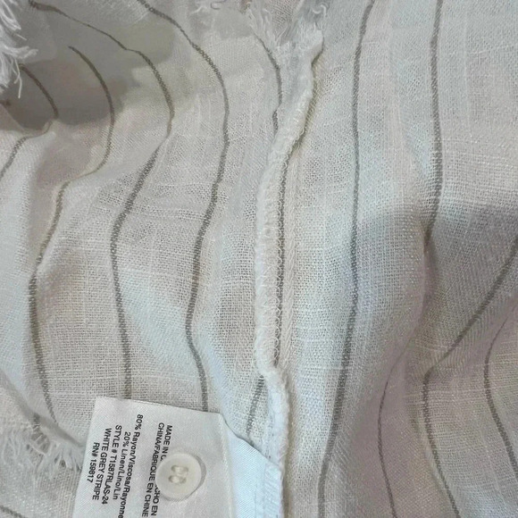 NEW with tags (NWT) Altard State Striped Cream Cotton Long Sleeve Shirt - Picture 9 of 12